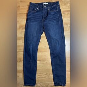 LOFT curvy skinny Indigo Denim Jeans size 2